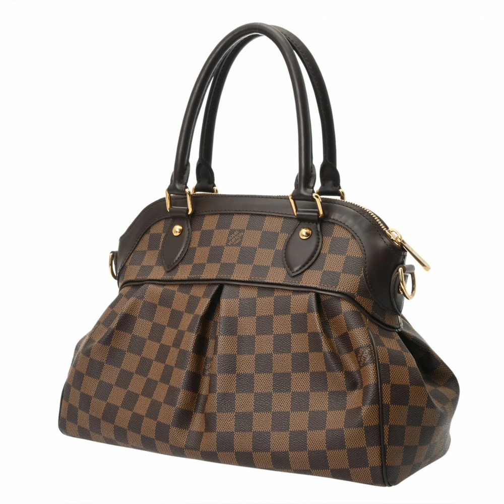 LOUIS VUITTON Damier Trevi Brown Boys Canvas Handbag - Picture 2 of 10